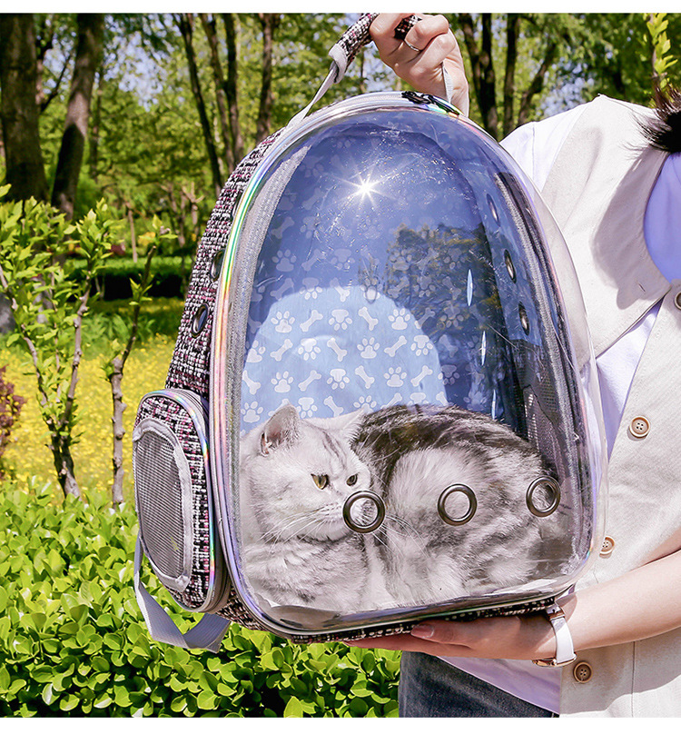 Breathable cat carry-on pet backpack